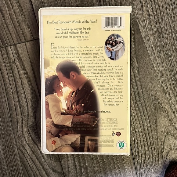 A Little Princess VHS movie - Picture 2 of 3